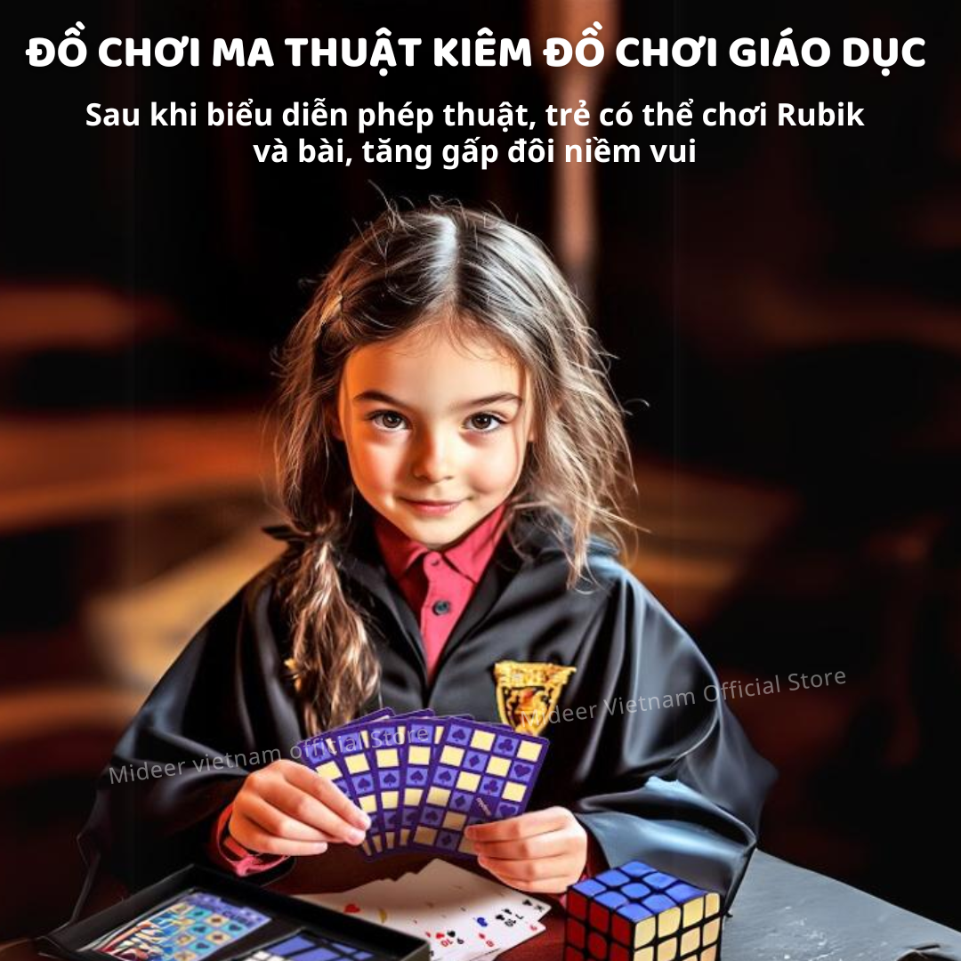 Đồ chơi ảo thuật Mideer Conundrum Cube Magic,đồ chơi trí tuệ cho bé 6,7,8,9,10 tuổi