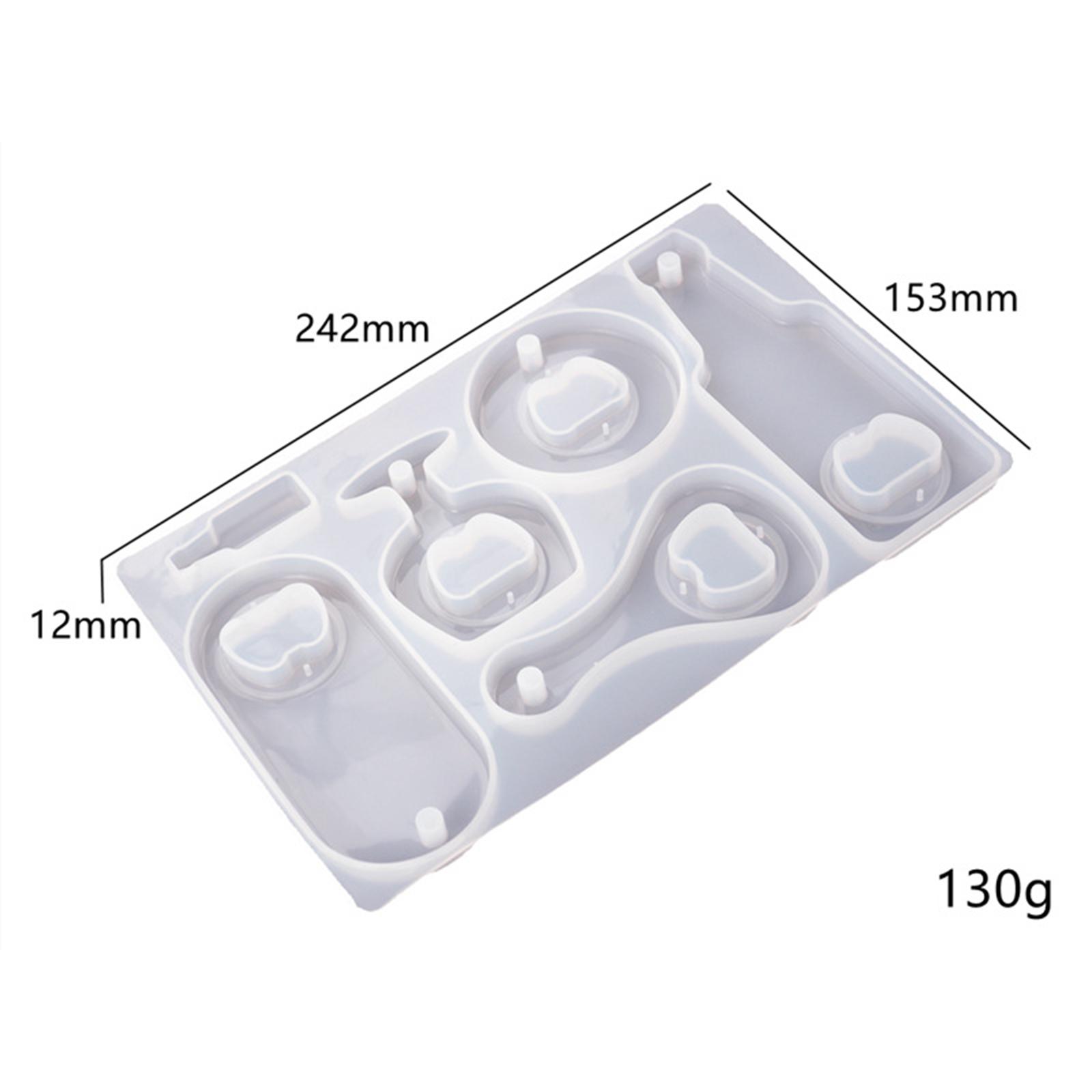 DIY Resin Molds Kit Beer Opener Silicone Molds Epoxy Mirror Silicone Mold for Art Crafts Epoxy Resin Casting Wine Corkscrew Epoxy Molds