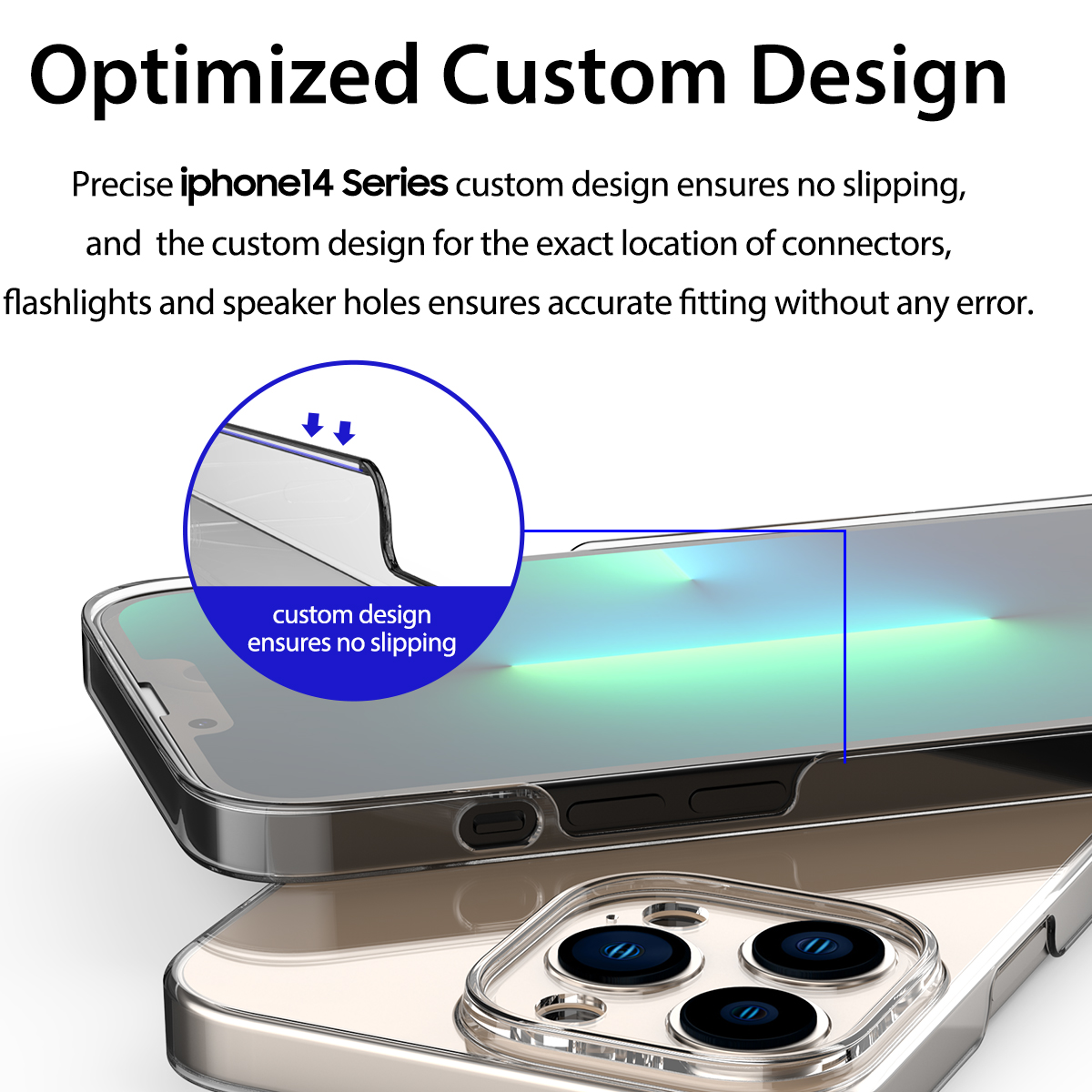 Ốp Lưng Chống Sốc ARAREE Nukin 085 Clear Dành Cho iPhone 14 / 14 Plus / 14 Pro / 14 Pro Max - Hàng Chính Hãng