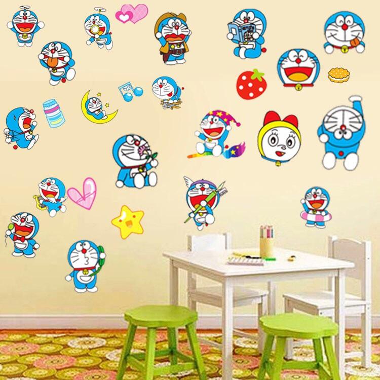 Decal trang trí Doremon nhí nhảnh
