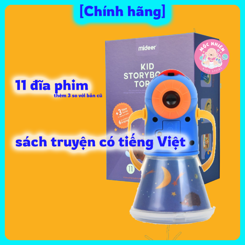 Đồ Chơi Đèn Pin Kể Chuyện Mideer Phiên Bản 12 Truyện - Mideer StoryBook Torch (có bản dịch tiếng Việt)