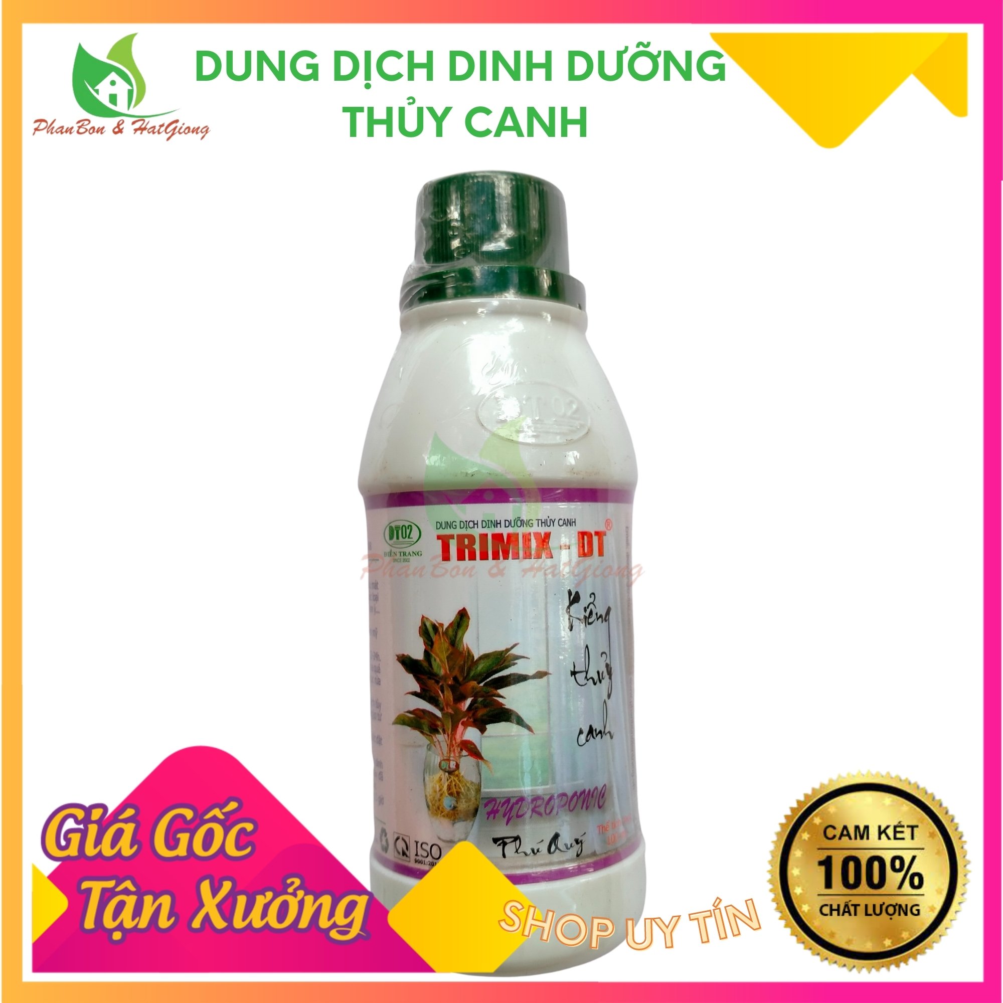 Phân Bón Lá Thủy Canh Kiểng Chai 100ml - Điền Trang - Shop Phân Bón và Hạt Giống