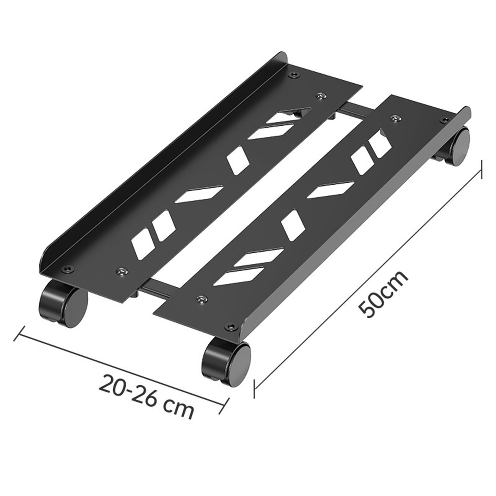 Computer towers Holder Desktop Stand Adjustable Mobile CPU Stand Protection