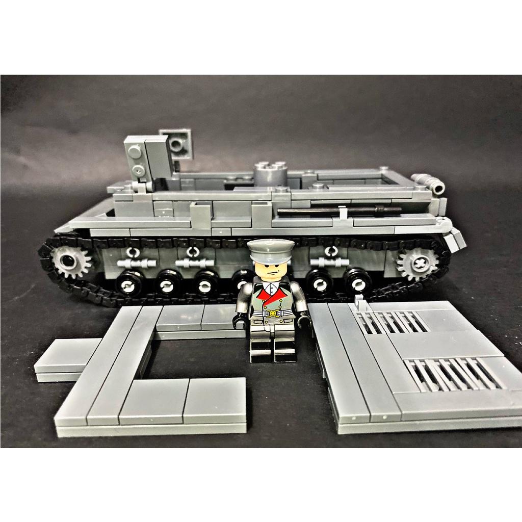 Đồ chơi lắp ráp Moc xe tank Panzer VI ausf