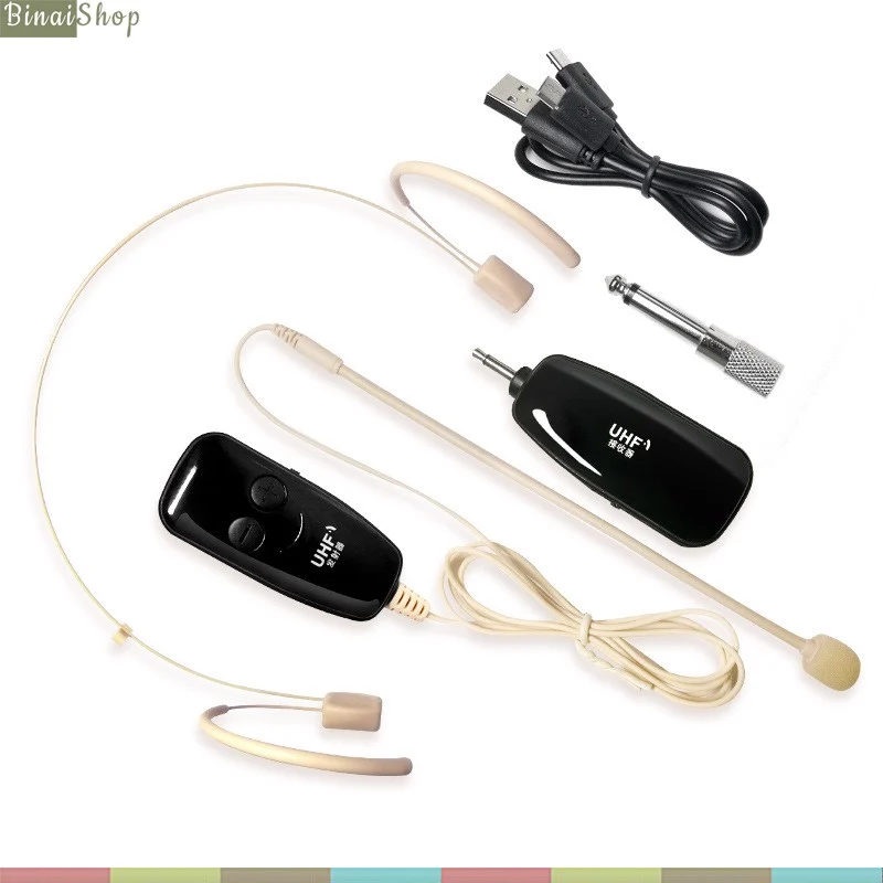 XXD-19 - Micro Hạt Gạo Không Dây 2.4G / UHF Cài Tai Dùng Cho Giảng Dạy, MC Sân Khấu