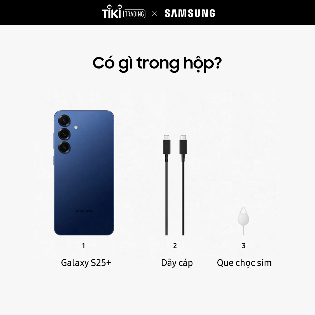 Điện thoại Samsung Galaxy S25+, Điện thoại AI, Tìm kiếm thông minh, Video camera đêm Nightography, Chip Snapdragon - Hàng Chính Hãng