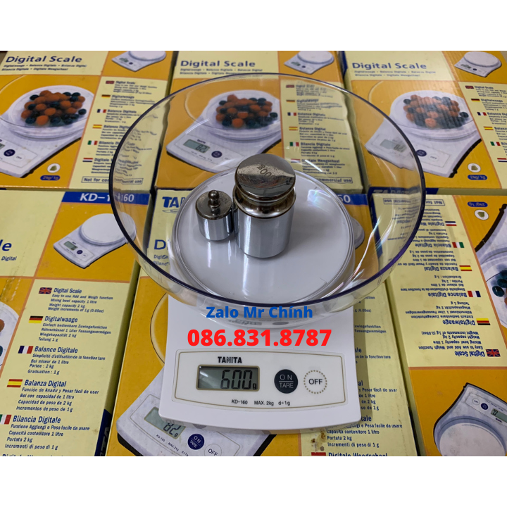 Cân Điện Tử Mini Nhà Bếp 2kg/1g TANITA KD160 JAPAN