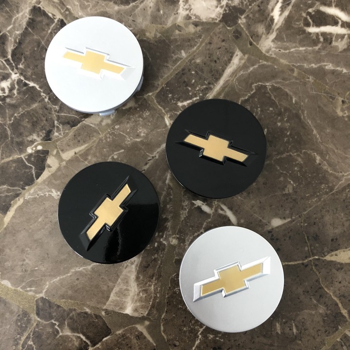 Logo chụp mâm, ốp lazang bánh xe ô tô Chevrolet đường kính 58mm