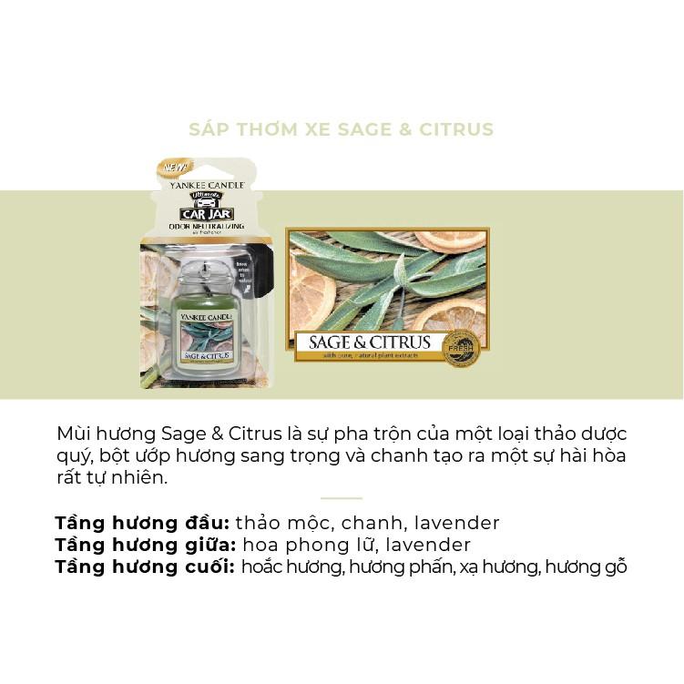 Sáp thơm xe Yankee Candle - Sage &amp; Citrus