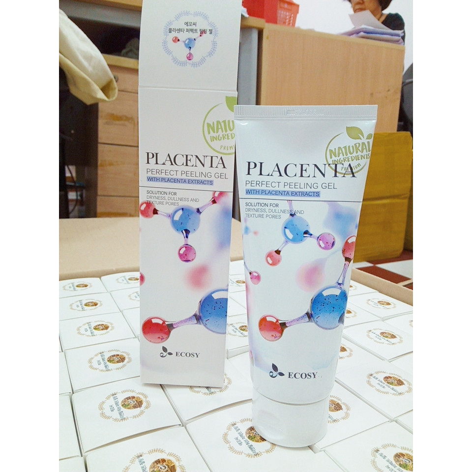 GEL TẨY TẾ BÀO CHẾT ECOSY PLACENTA PERFECT PEELING GEL 180G