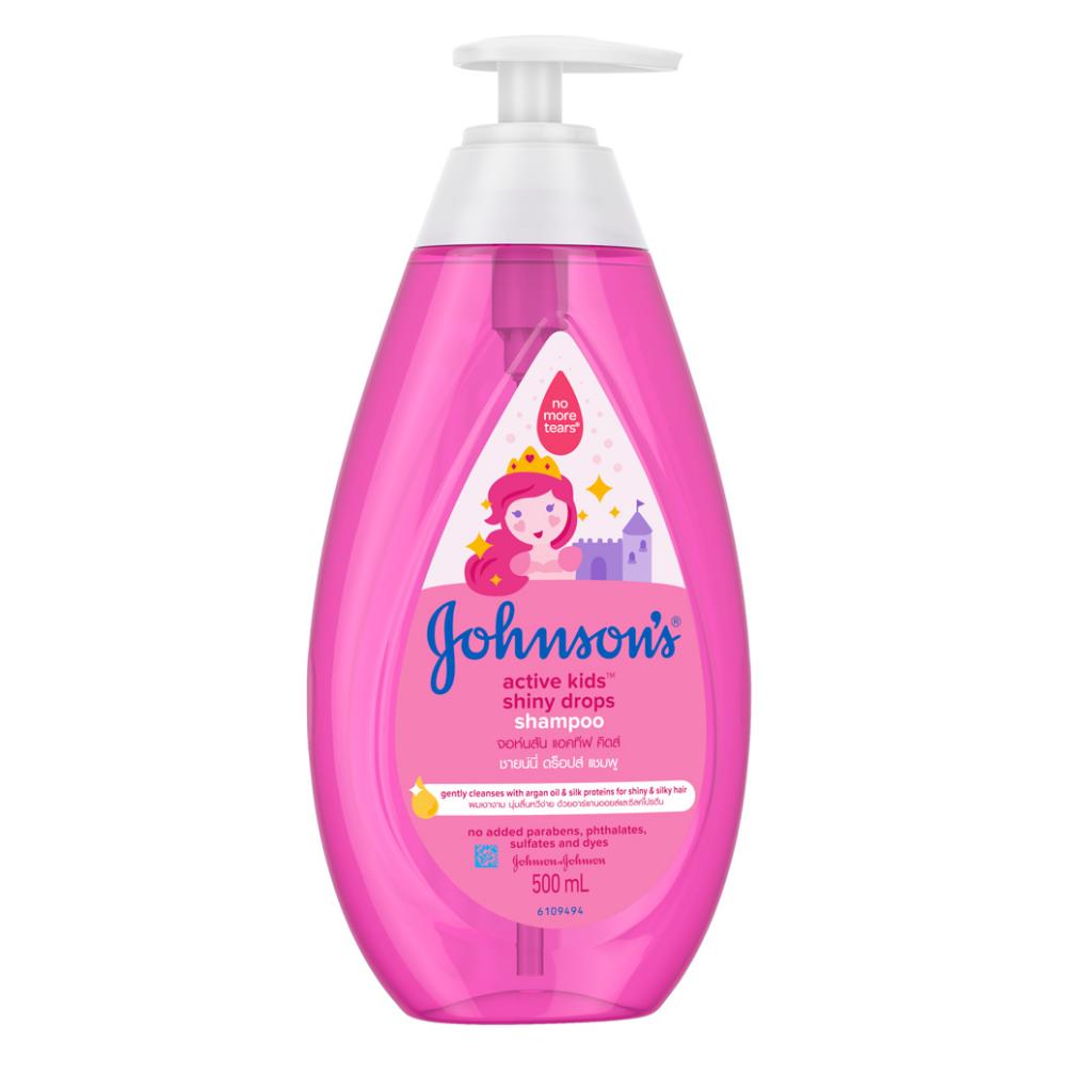 Dầu gội Johnson's Baby óng mượt cho bé gái (500ml)