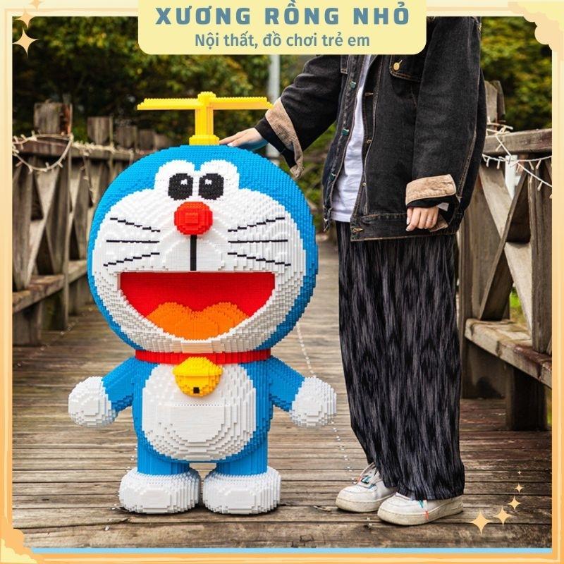 Mô hình doramon thần tài size 91cm, mô hình mom thần tài size lớn tặng kèm búa