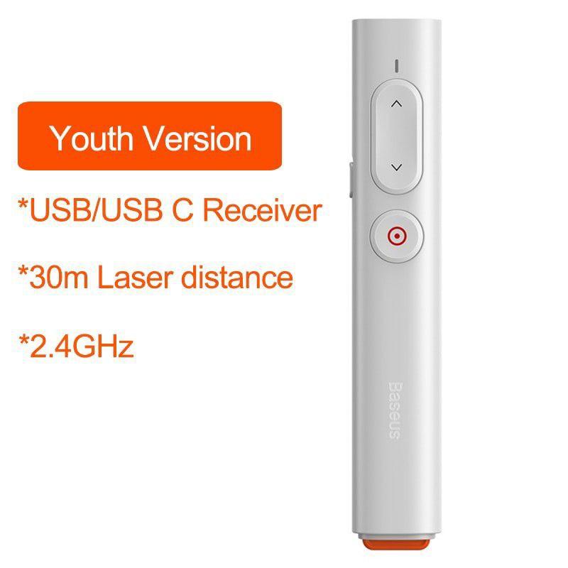 Bút Hỗ Trợ Trình Chiếu Laser Baseus Orange Dot PPT Chính Hãng -Hàng Chính Hãng