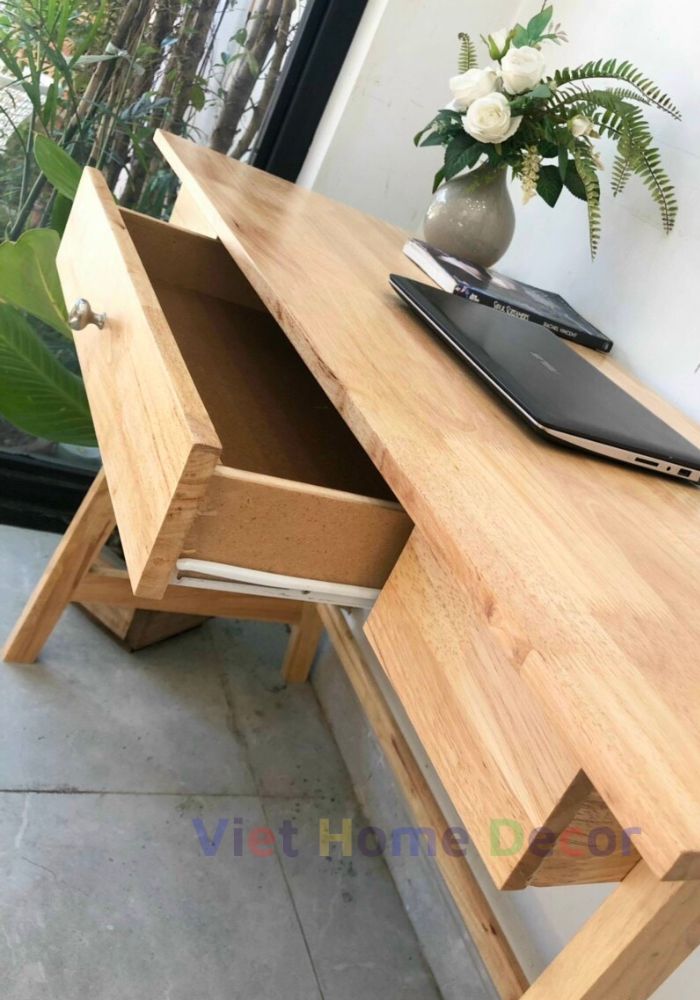 Bàn Học Bàn Làm Việc Viet Home Decor Gỗ Phong Cách Trẻ Trung 7010
