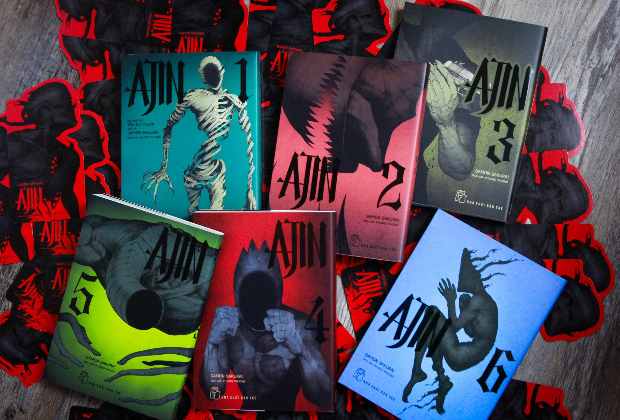 Pre-Order - Ajin - BoxSet Số 1 (Tập 1 Đến Tập 6) - Tặng Kèm Bookmark 3D