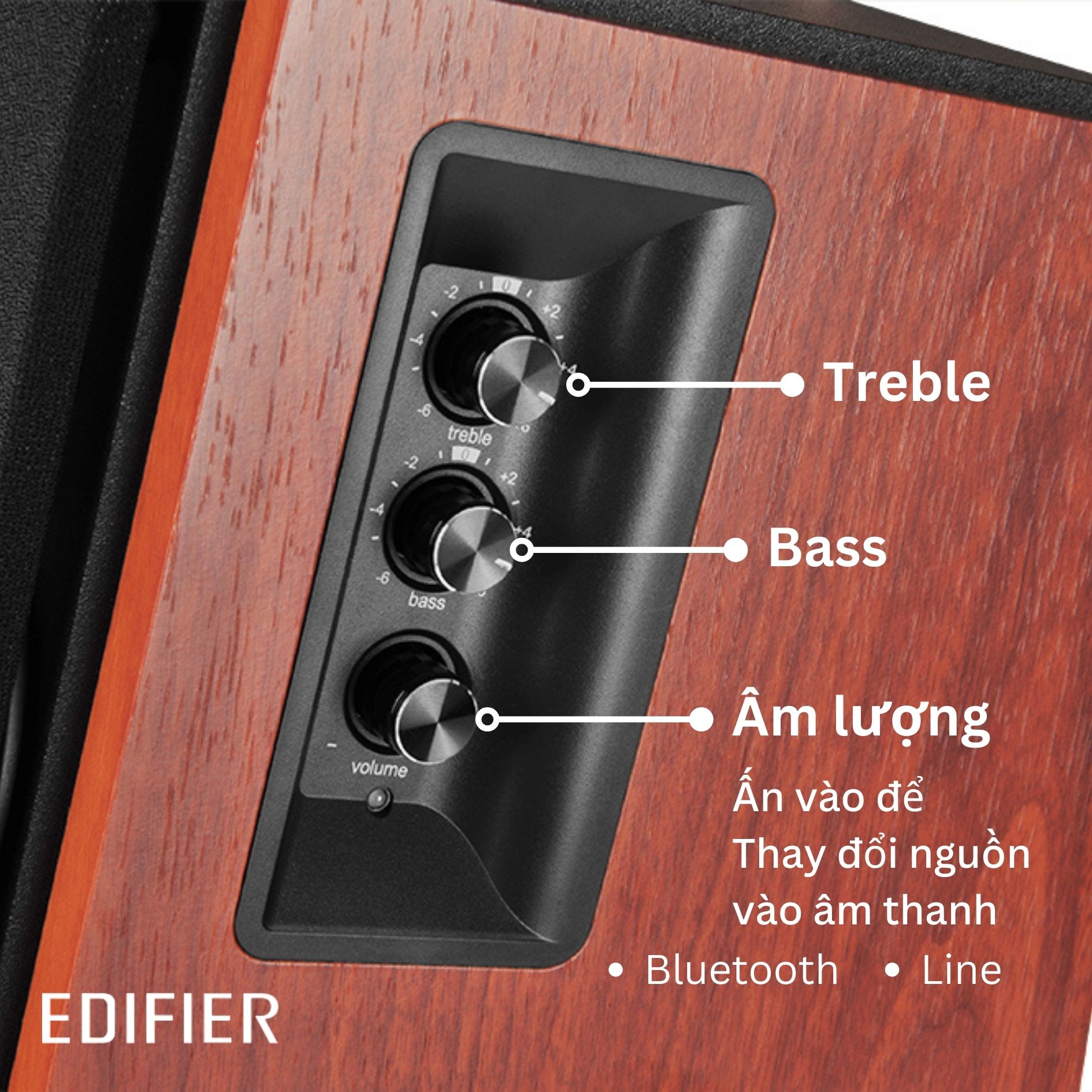 Loa Edifier R1700BT Bluetooth 5.1 | Kết nối máy tính để bàn qua RCA | Công suất 66W | Điều khiển từ xa | Âm thanh cao cấp - Hàng chính hãng