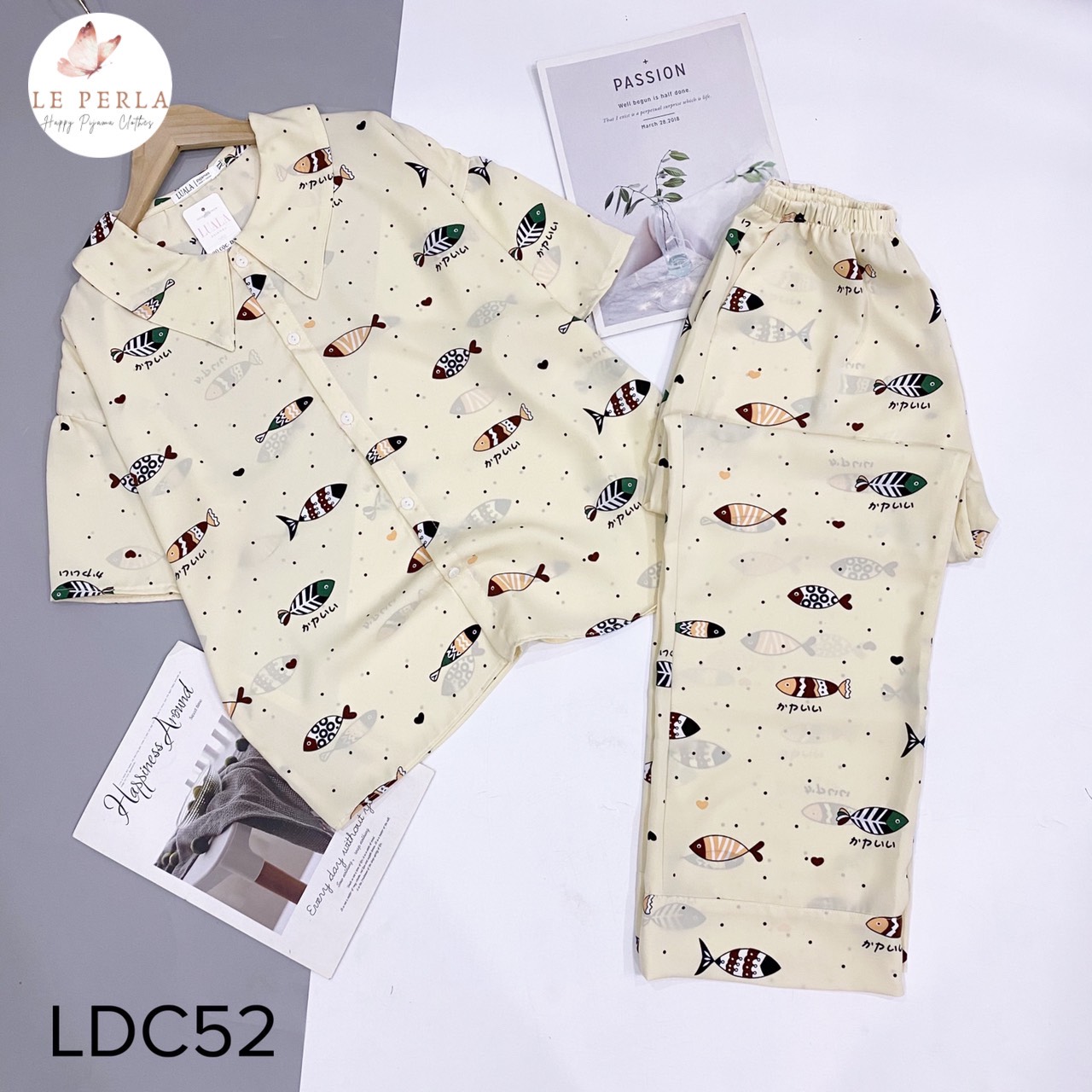 PIJAMA ĐỒ BỘ MẶC NHÀ NỮ, LỤA MANGO MƯỚT MÁT HỌA TIẾT XINH YÊU, CD