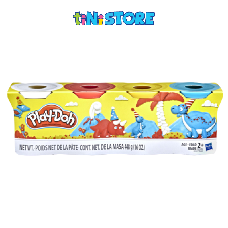 Bộ đồ chơi đất nặn 4 màu cơ bản Play-Doh (4x4oz)