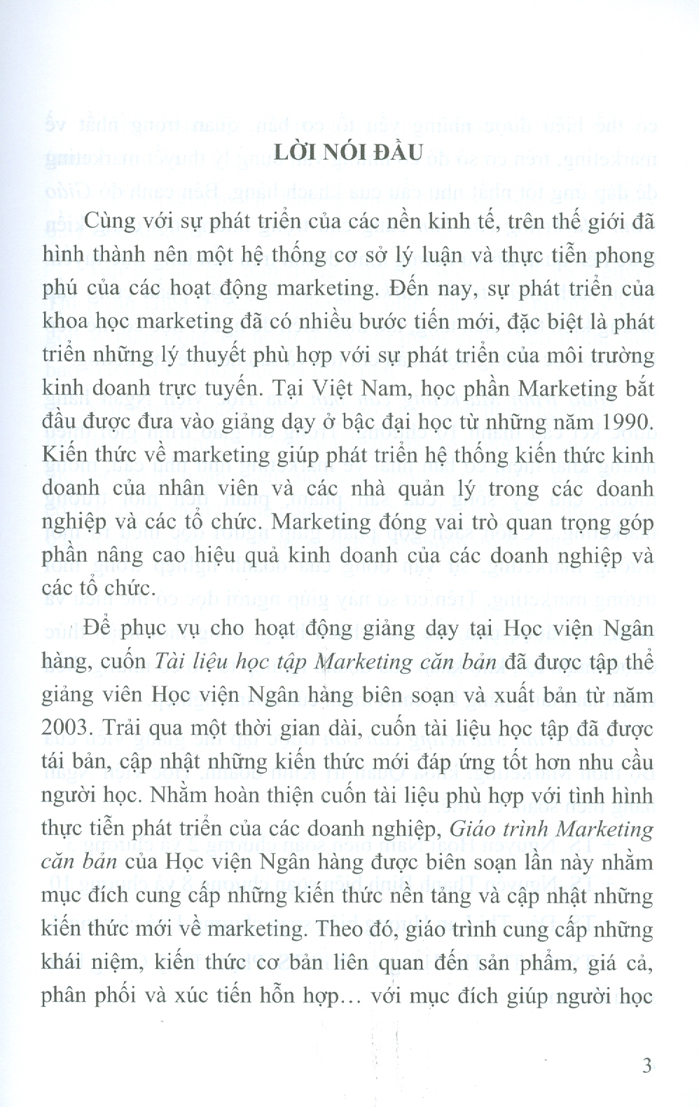 Giáo Trình Marketing Căn Bản (Học viện Ngân Hàng)