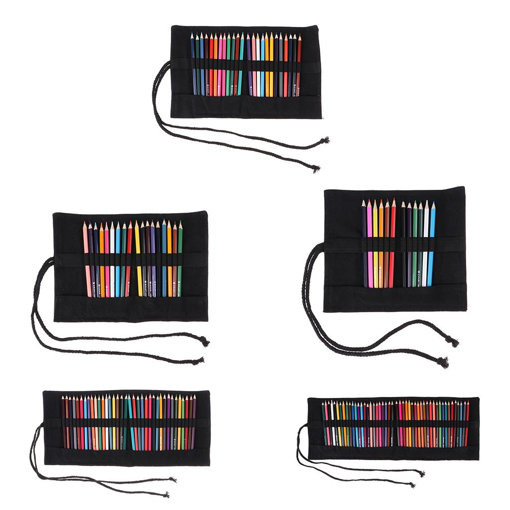 Creative Canvas Large Capacity Color Pencil Bag with Pencil XS