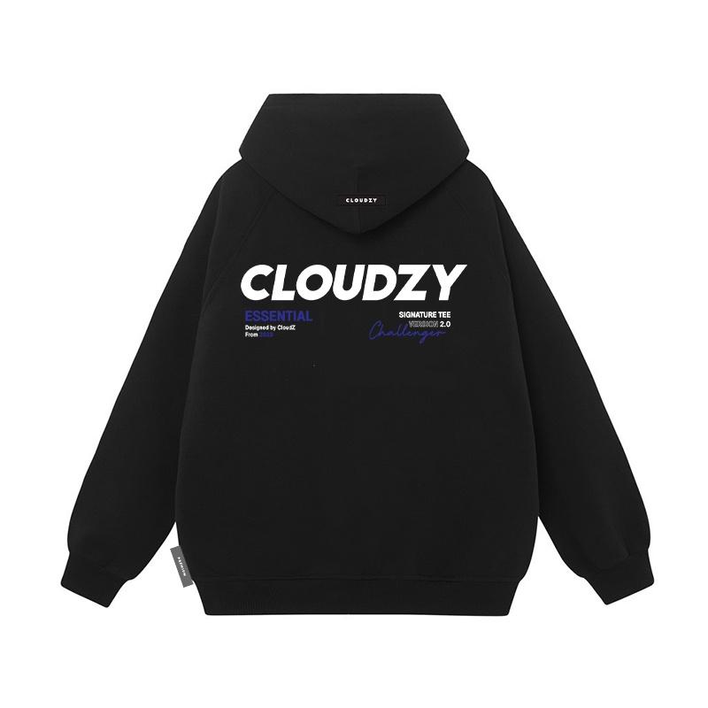 Áo hoodie local brand nam nữ unisex cặp đôi nỉ ngoại cotton form rộng có mũ xám đen dày cute zip SIGNATURELOGO V2
