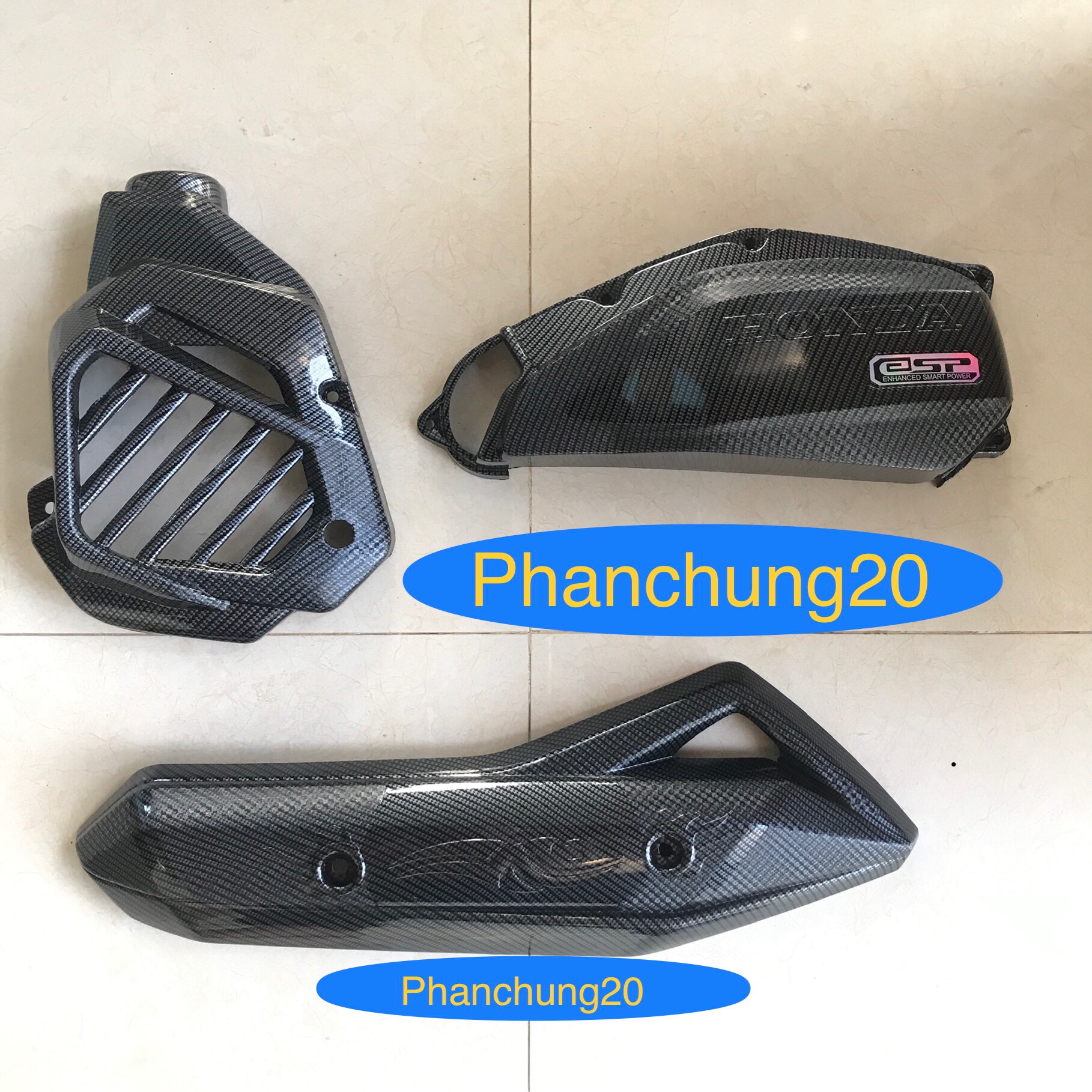 COMBO ỐP PHỤ KIỆN TRANG TRÍ DÙNG CHO XE AB 2013 2014 2015 CACBON