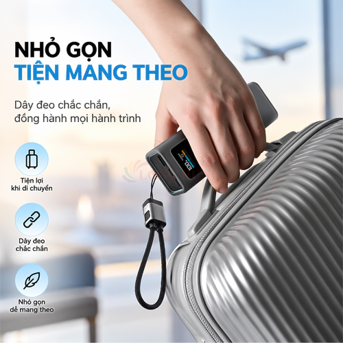 Cáp USB Type-C to Type-C Cuktech 6A TPE 20cm 240W CTC620S - Hàng chính hãng
