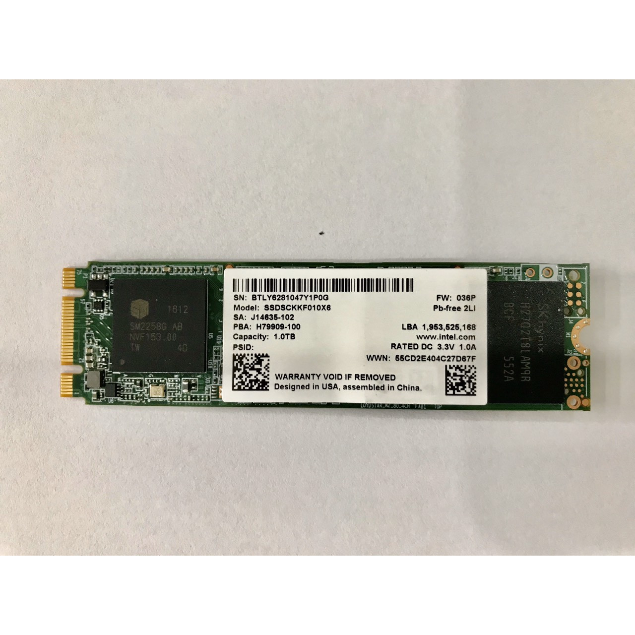 Ổ Cứng SSD Intel Pro 5400s 1TB M2 2280 - Hàng Nhập Khẩu