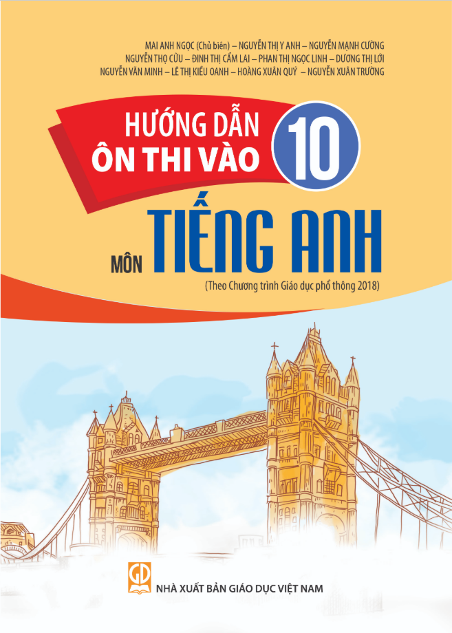 Sách - Hướng Dẫn Ôn Thi Vào 10 Môn Toán + Ngữ Văn + Tiếng Anh (Theo Chương Trình GDPT 2018)