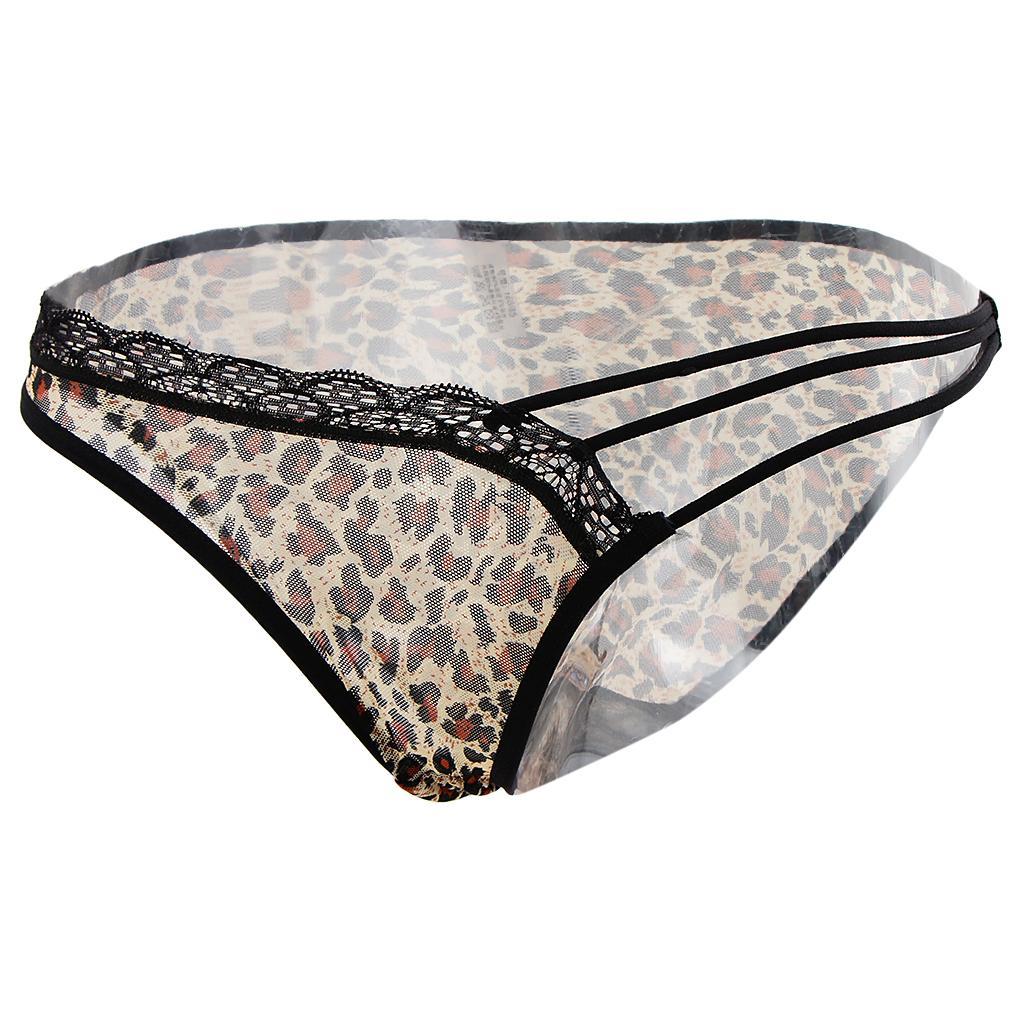 Women's Underwear Soft Mesh Stretchy Breathable Floral Lace Bandage Invisible Panties