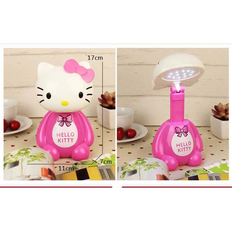 Đèn LED để bàn mèo Kitty hồng