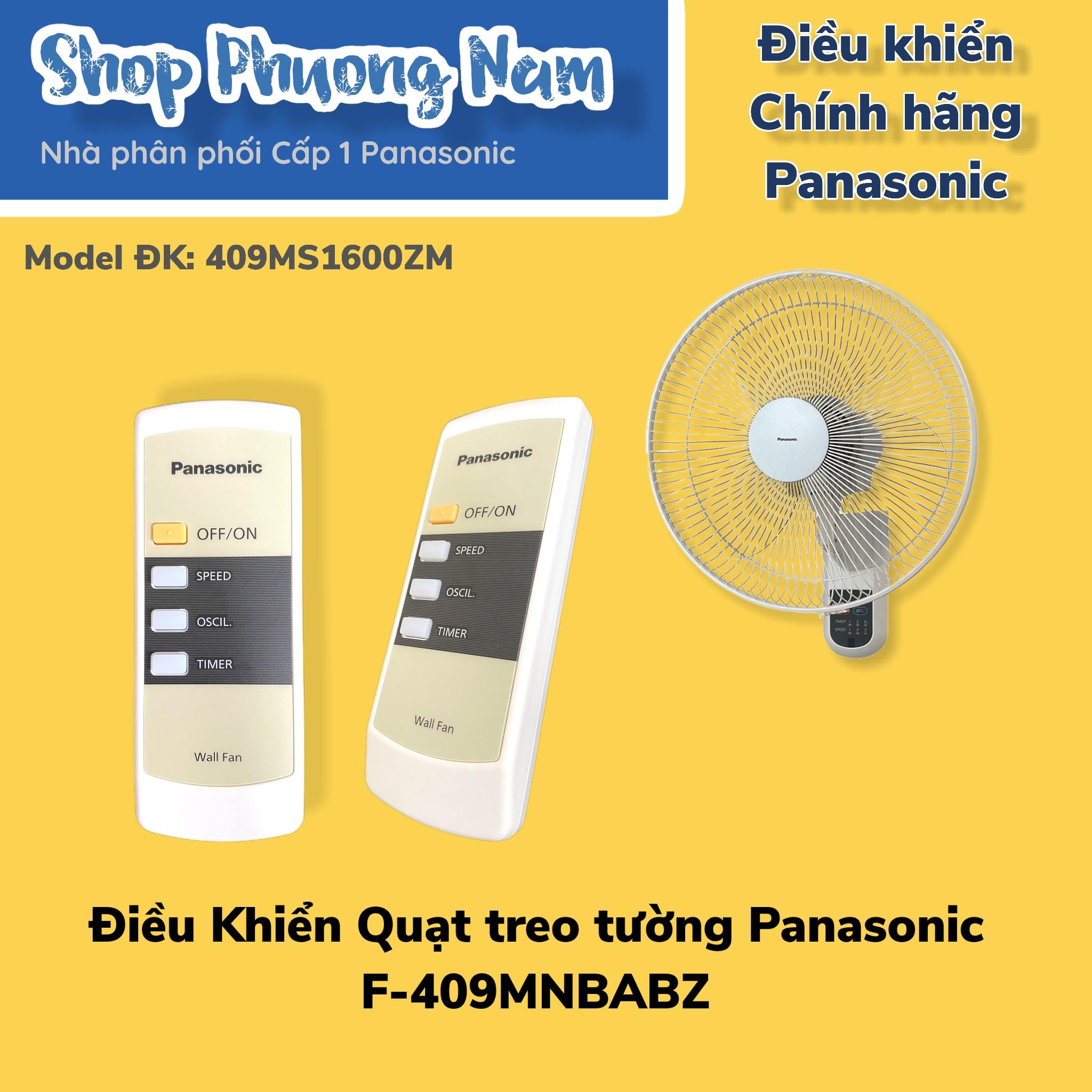 Điều khiển chính hãng quạt treo tường Panasonic model F-409MNBABZ