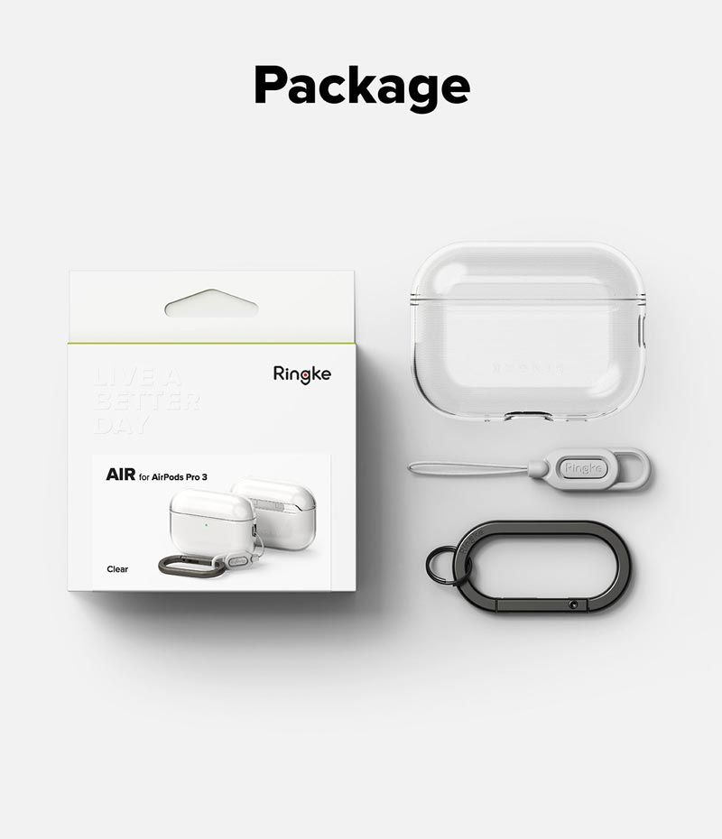 Vỏ ốp dành cho AirPods Pro 3 RINGKE Air - Hàng Chính Hãng