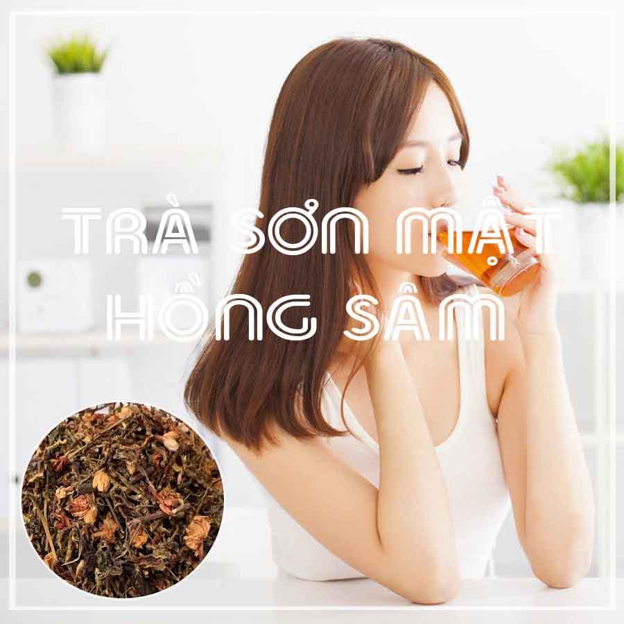 1kg Trà Sơn Mật Hồng Sâm khô sạch