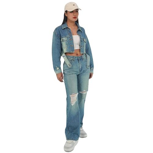 Quần jean nữ ống suông CẠP THÊU P17, Quần bò nữ ống suông bigsize, co giãn Cao Cấp, Trẻ Trung - thương hiệu Samma Jeans.
