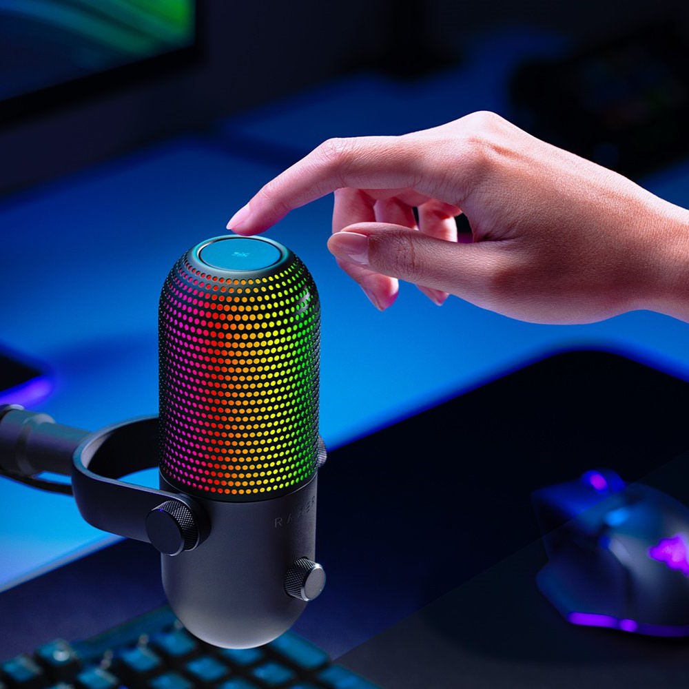 Thiết bị Microphone Razer Seiren V3 Chroma - Hàng chính hãng