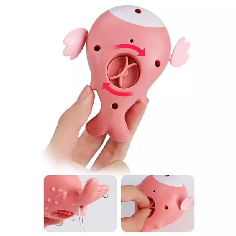 Đồ Chơi Nhà Tắm Cho Bé Cá Heo Biết Bơi Vặn Cót