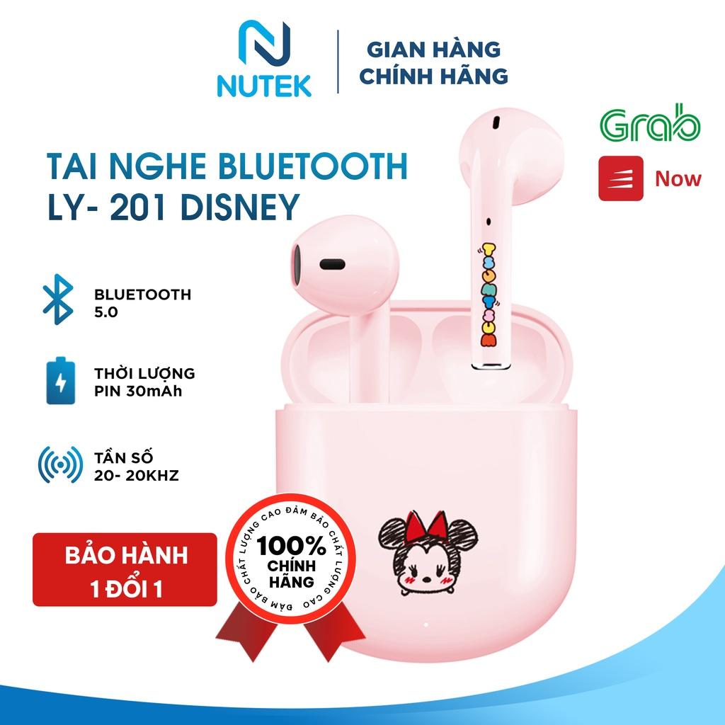 Tai Nghe Bluetooth Không Dây , Thiết Kế Kute, Pin Siêu Trâu LY-201  Disney Type C Đẹp Có Mic Âm Thanh