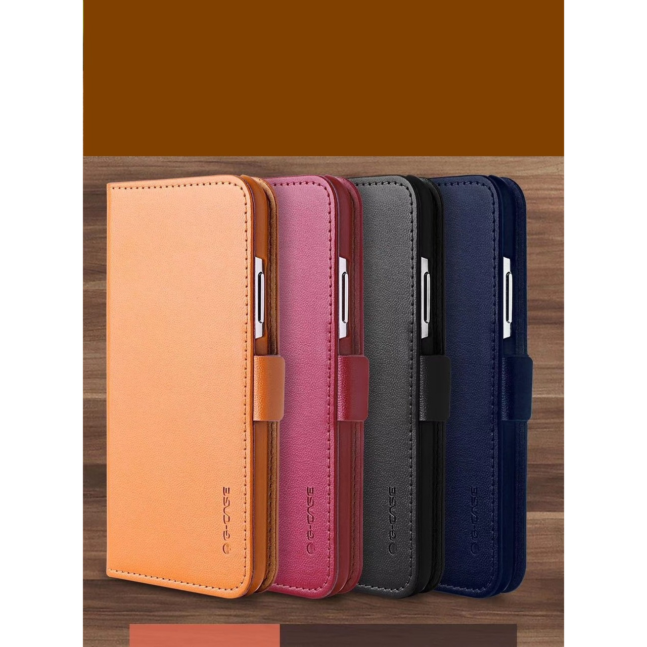 Bao da cho iPhone hiệu G-Case leather card - Hàng nhập khẩu