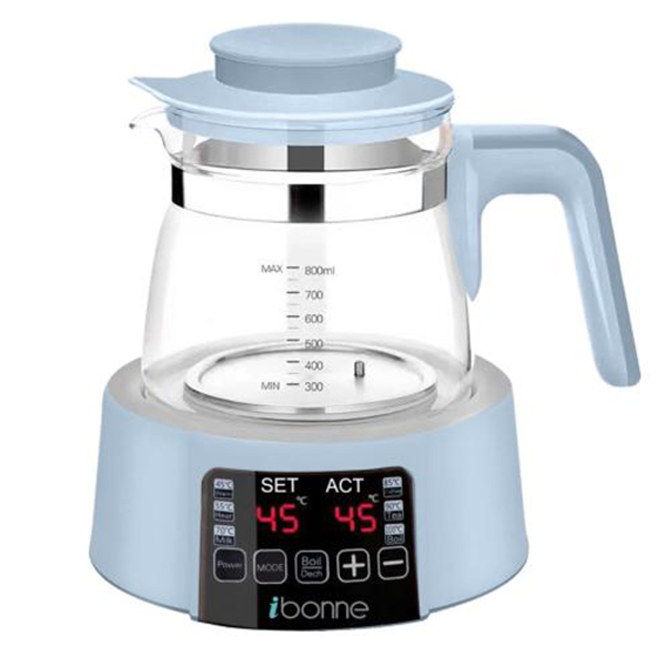 Bình đun nước thông minh điều chỉnh nhiệt độ 800ml Ibonne IB-20 Hàng chính hãng