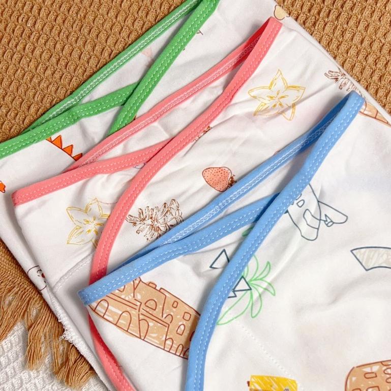 Khăn quấn bé sơ sinh chống giật mình, vải cotton mềm mại loại mỏng, dùng làm ủ quấn tay cho bé, quấn chũn mùa hè