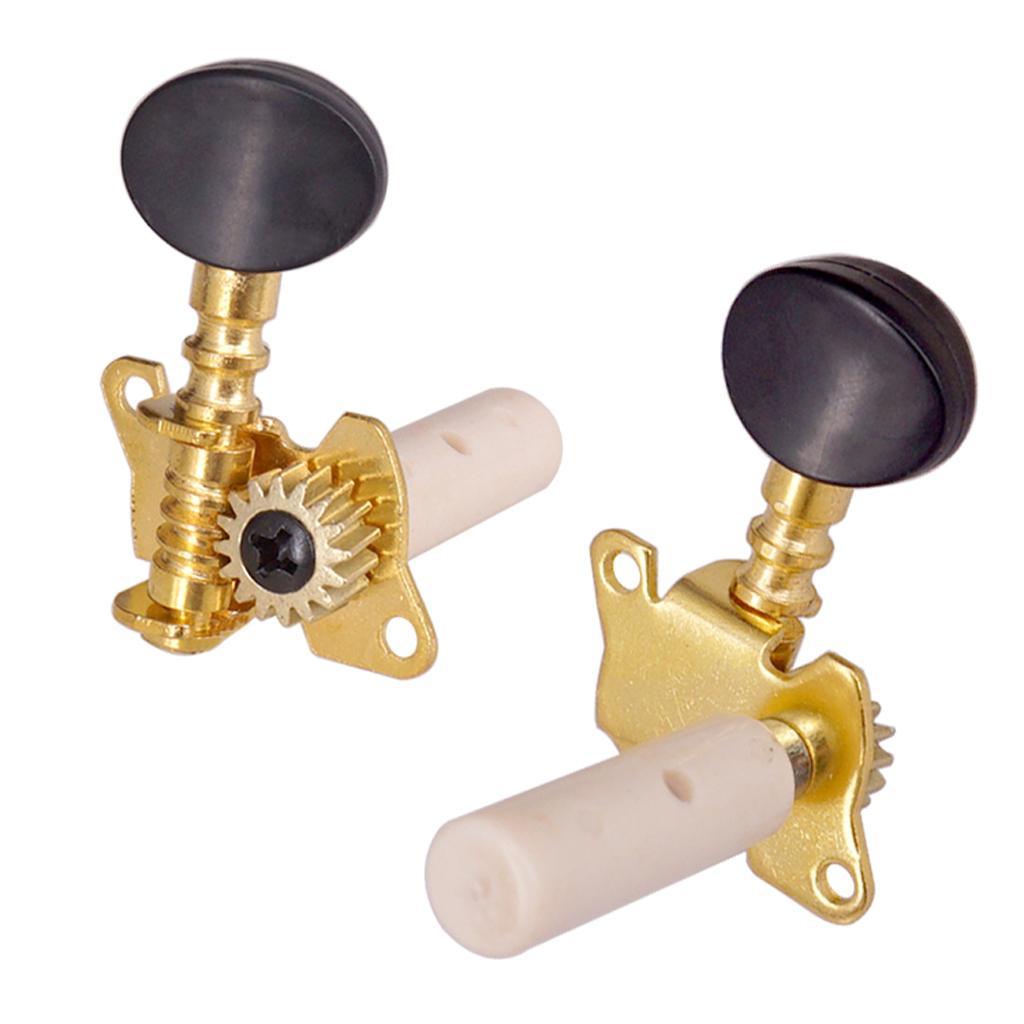 3R3L Machine Heads String Tuning Pegs Tuner Oval Button for Classical Guitar Parts