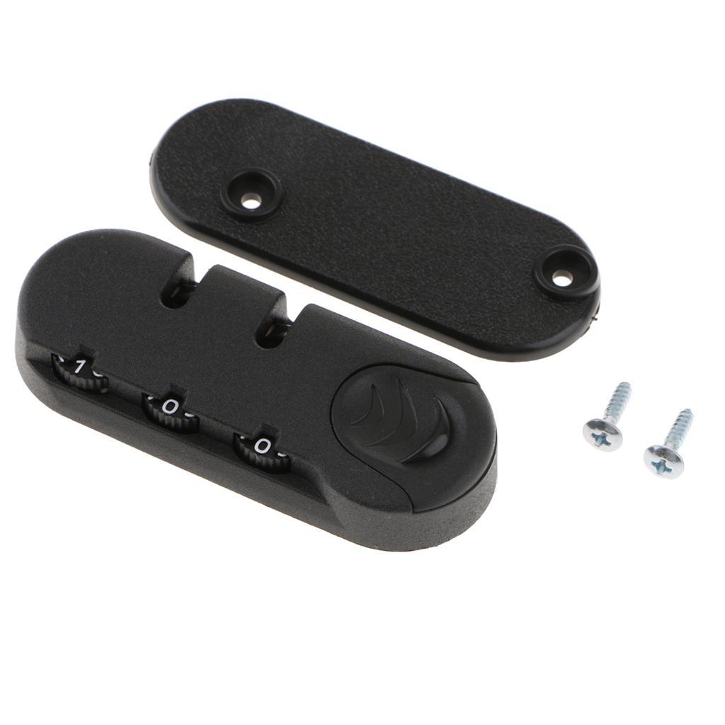 3xSecure Luggage 3 Digit Combination Padlock Suitcase Bag Code Lock 004A