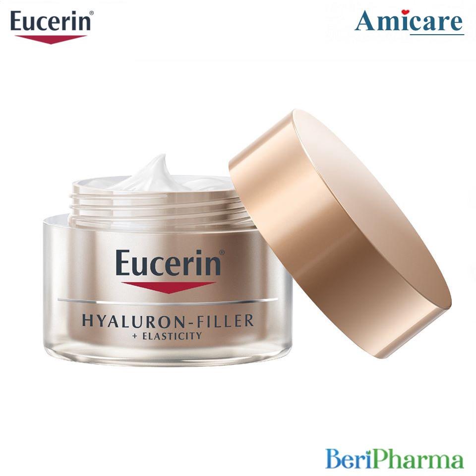 Eucerin Kem Dưỡng Cho Da Kém Đàn Hồi Và Nếp Nhăn Sâu Ban Đêm Hyaluron Filler Elasticity Night 50ml