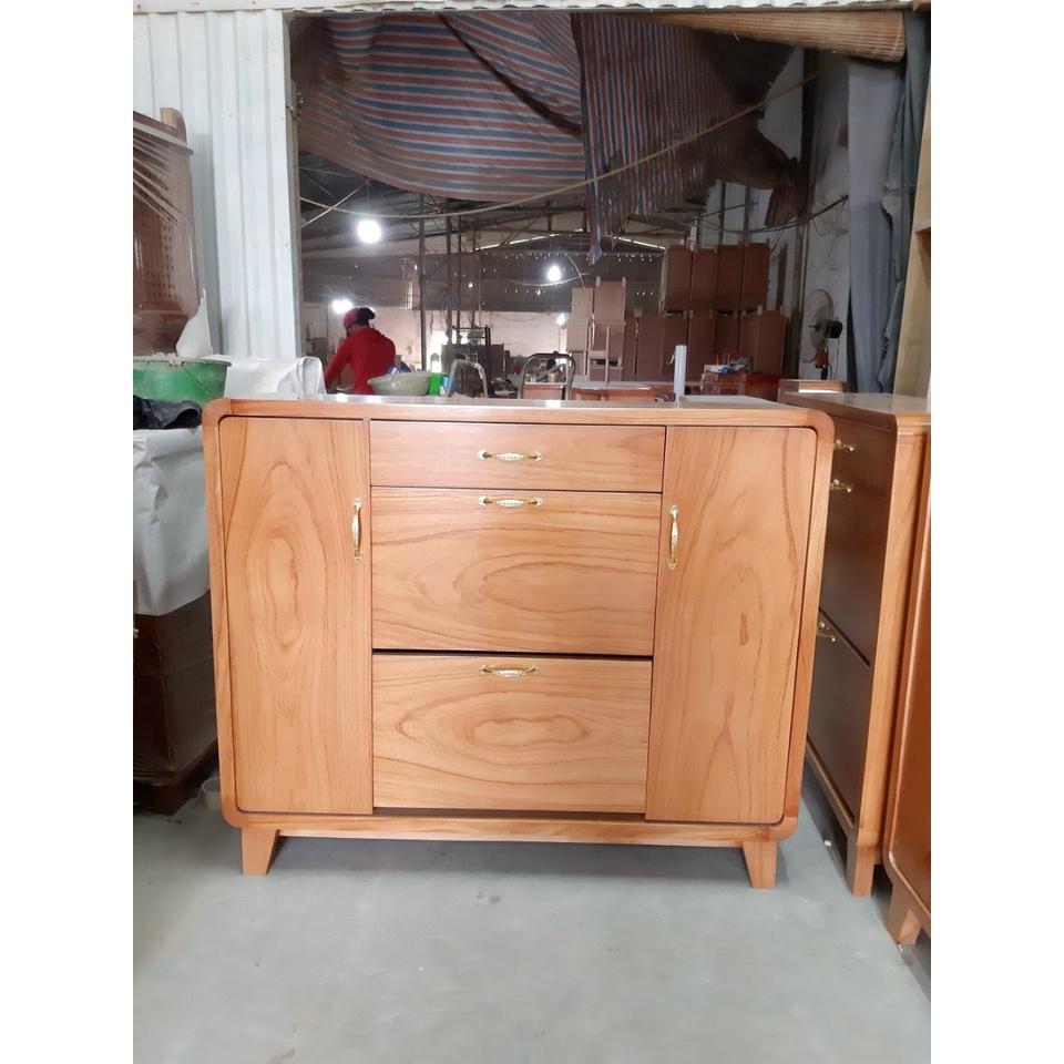 Tủ giày thông minh gỗ Gõ loại 80cm