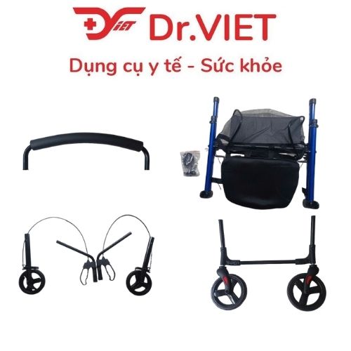 Xe đẩy tập đi GBM-035 có ghế ngồi tiện lợi