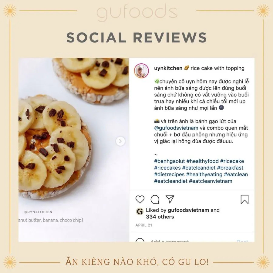 [Vị Muối Hồng] - Bánh Gạo Lứt Ăn Kiêng GUfoods 170g - Tập Gym, Giảm Cân, Thực Dưỡng, Eat Clean, Ăn Vặt Healthy, Ăn Chay, Ăn Kiêng, Ăn Vặt, Tốt Cho Sức Khỏe