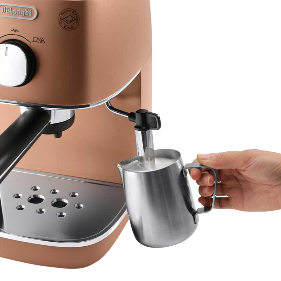 Máy Pha Cà Phê Espresso Distinta Delonghi ECI 341.CP (1100W) - Đồng - Hàng Chính Hãng