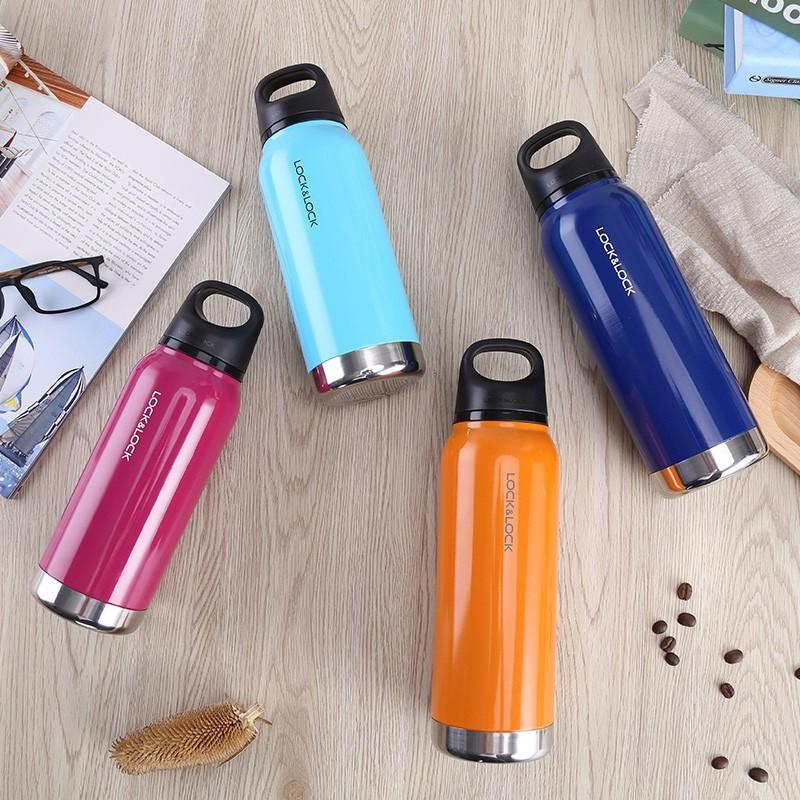 Bình giữ nhiệt Lock&amp;Lock Loop Tumbler LHC4153 LHC4154 530ml, 620ml - Hàng chính hãng, có lưới lọc trà - Hapos