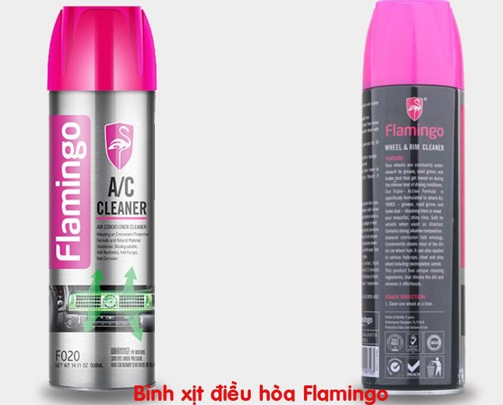 Bình Xịt Vệ Sinh Điều Hòa Ô Tô Flamingo Car Care F020